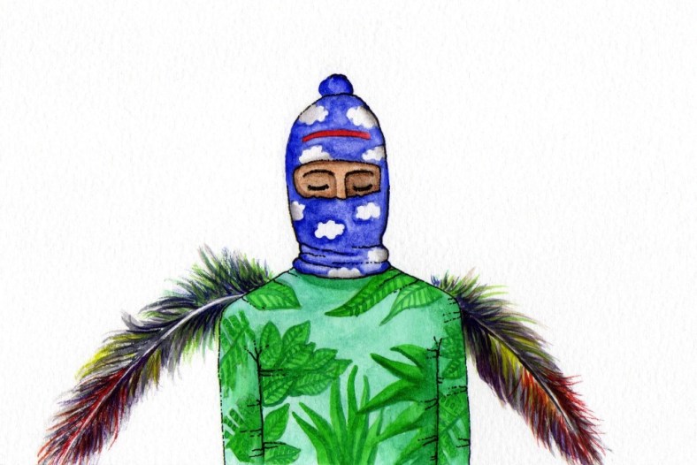 Volaron encapuchados de cielo, vestidos de selva-internet