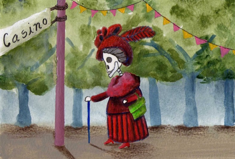 Doña casposa calavera - internet