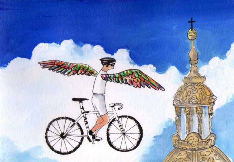 Pedro aterrizando en Santiago de Compostela - internet