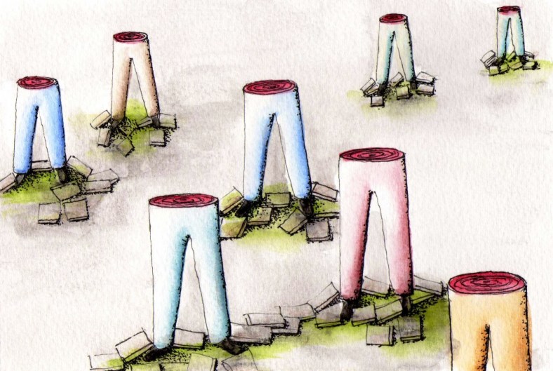 Los tontos talan árboles - internet