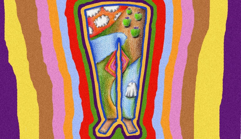 Piernas de viaje textura - internet